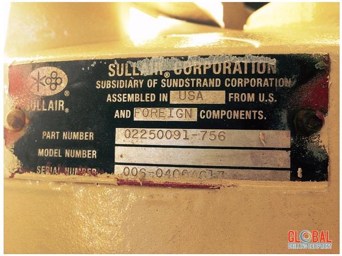 Used Item 0312 : Sullair 900CFM / 350PSI XHDL Rotary Air Compressor (SOLD)