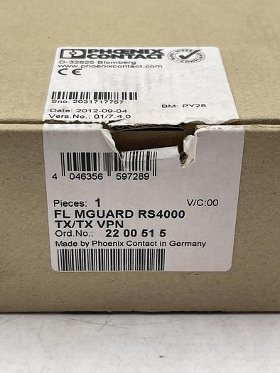 PHOENIX CONTACT FL MGUARD RS4000 TX/TX VPN