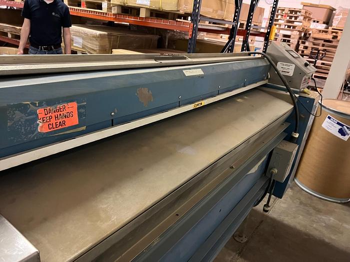Used 60" ROSENTHAL SHEETER MODEL WA-S-5-HUBUBAAA-24 W/ SCORE SLITTING - PENDING SALE