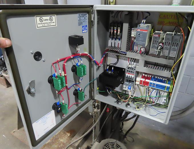 Used MYERS HYDRAULIC RAM DISCHARGE PRESS