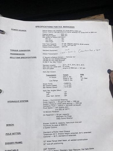 Used HB21242 Texoma 330 mounted on a 1985 Ford LT9000 Texoma 330