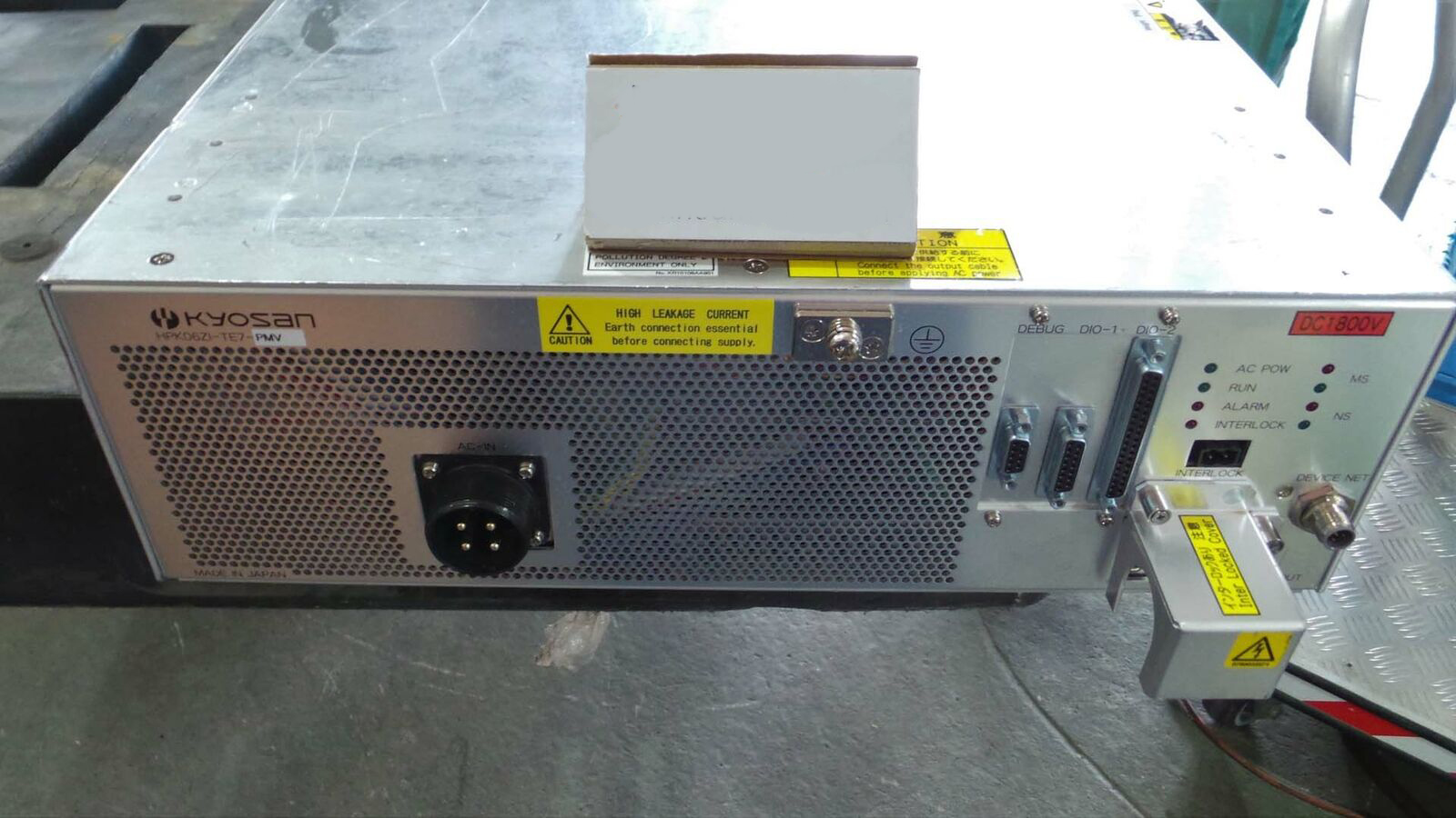 Used Kyosan Electric 2L39-000104-V1 Generator, 2L39-000104-V1 / HPK06Zi-TE7-PMV / 18--V / 4A / 50~60