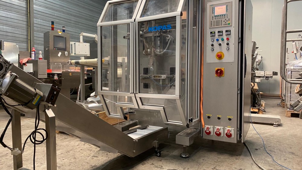 Used Powder weighing and packing line from Kopas