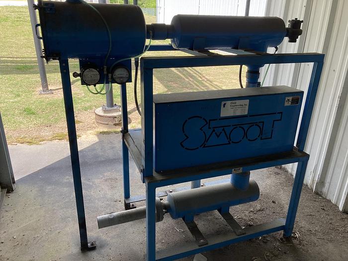 Used Used Smoot Pneumatic Conveying system with Roots Model 36-U-RAI rotary lobe blower