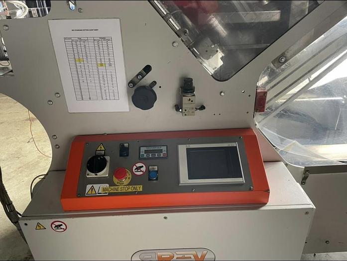 Used 2016 Rev Tiger netting machine, with infeed counter