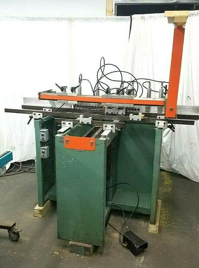 Used Ritter Model R46VH Multi Hole Bore Drill Woodworking Drilling Machine Cabinetry