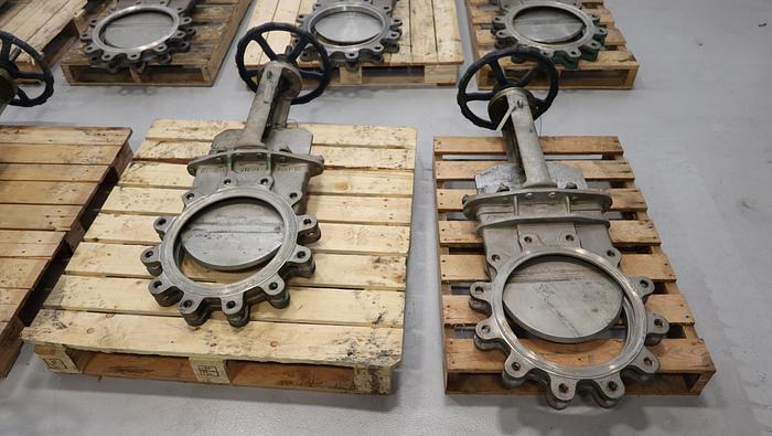 Used Lot of True Line 14” Hand Operated Knife Gate Valve #44657