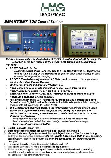 Used 2012 Leadermac M623P Moulder