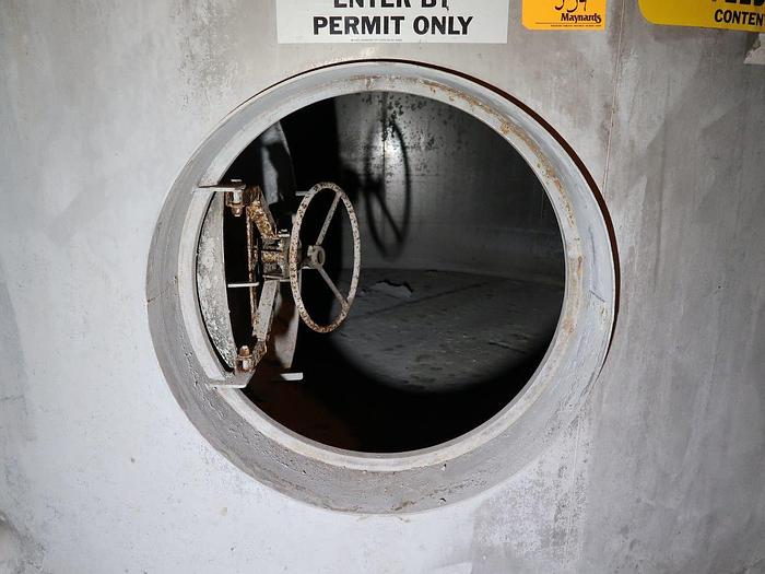 Used APACHE 12'D X 14'H 316L STAINLESS STEEL 11,844 GALLONS