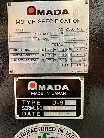 Used 1998 Amada RG80 CNC Press Brake