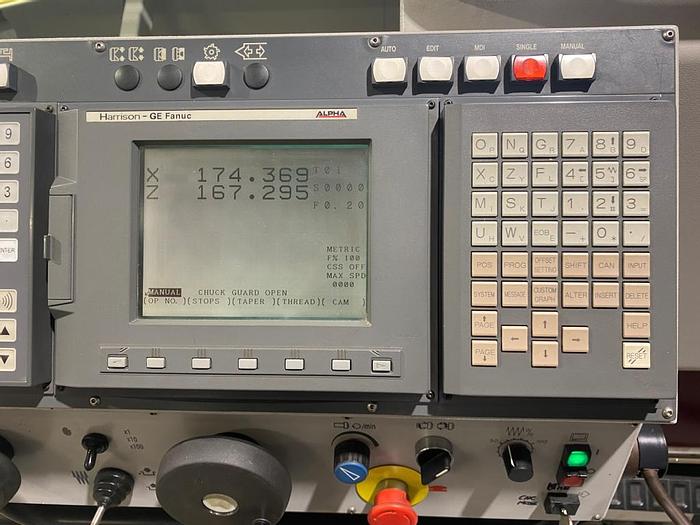 Used 1999 Harrison Alpha 460 S Plus Manual/CNC Lathe