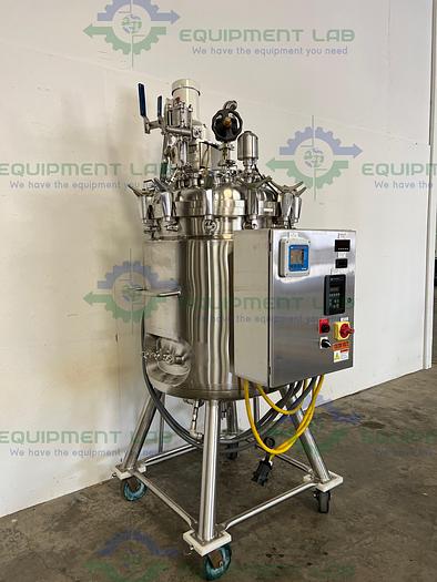 Used Precision  250 Liter Stainless Steel Jacketed Reactor 400 PSI w/ Reliance Motor