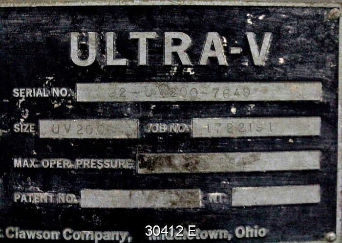 Used Black Clawson UV200 Presure Screen #30412