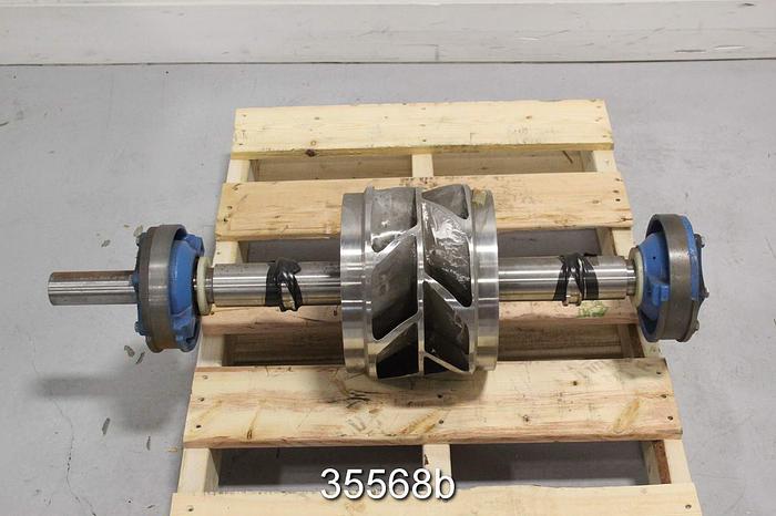 Used Goulds 3405L 10x12x12 Pump Rotating Assembly #35568