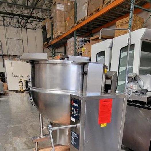 Used GROEN DH-80 TILTING 80 GAL. NAT GAS STEAM KETTLE AVAILABLE N-O-W ! (827C)