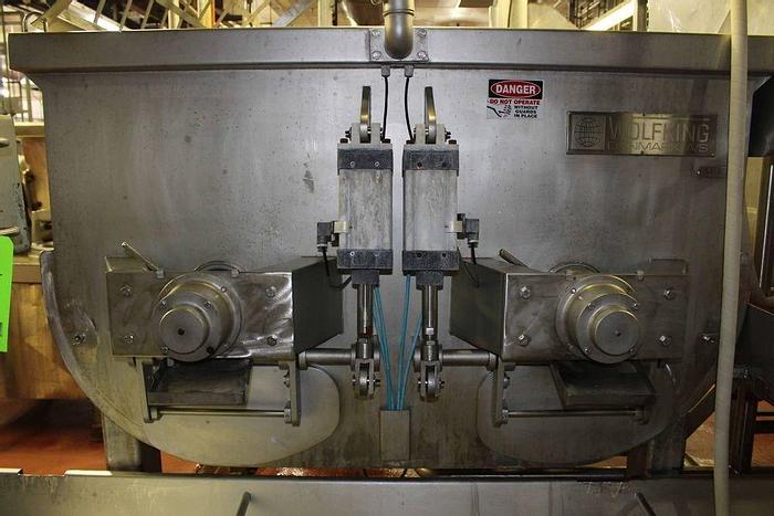 Used Wolfking Dual Shaft Paddle Blender; Md#TSM1500; 3,000 Lbs