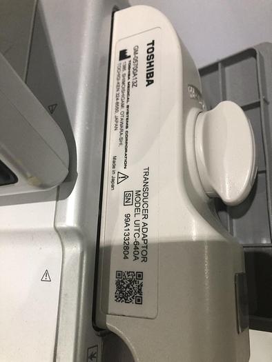 Gebraucht Toshiba Viamo Ultraschallsystem mit 1x Sonde auf Trolley