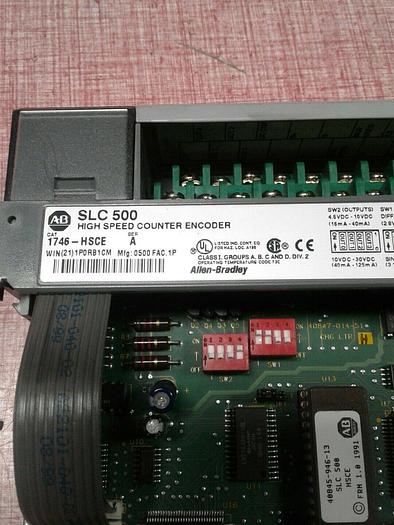 Used ALLEN BRADLEY 1746-HSCE PLC HIGH SPEED COUNTER ENCODER MODULE SERIES A