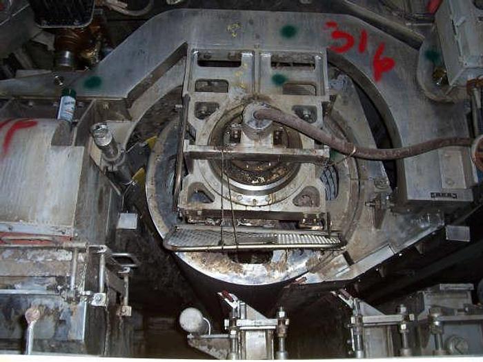 Used 155" (3.94M) WET END SECTION CORRUGATED MEDIUM ESCHER WYSS STEP-DIFFUSER HEADBOX BLACK CLAWSON C-FORMER SS TABLE