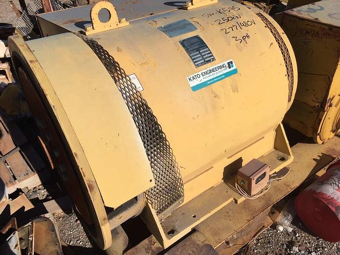 Used Kato 250kW Single Bearing Continuous Duty Generator End