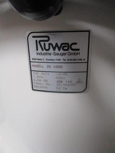 Used RUWAC DS 1000 Superschallgedampft