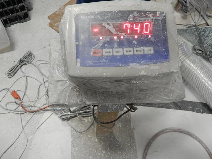 Used DUPONT AIR WEIGH HOPPER WITH DOUBLE SHAFT MEYERS DISPERSER AND TANK