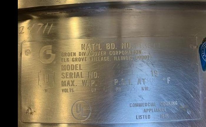 Used Groen 60 Gallon Electric Self Contained Kettle