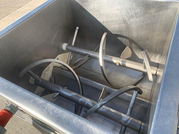 Used TWIN SHAFT PADDLE/RIBBON MIXER
