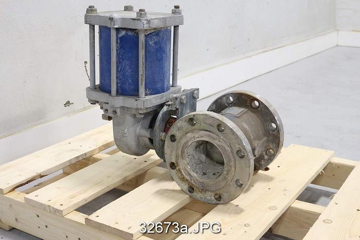 Used Jamesbury 5190313600TT 4" Control Ball Valve #32673