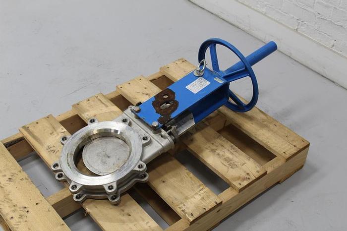 Used Orbinox 8" Hand Operated Knife Gate Valve #42271