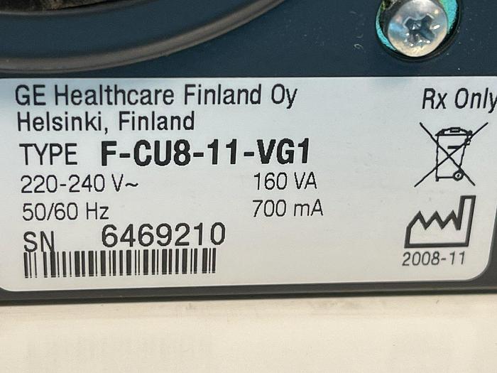 Gebraucht GE F-CU8-11-VG1 Module Rack mit 3 leere Module