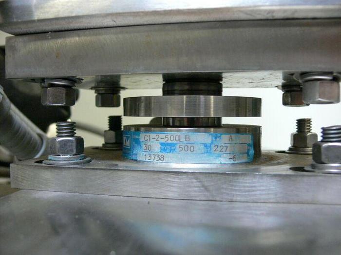 Used Precision 350 Liter Stainless Steel Jacketed Reactor w/ Load Cells, Rated 45 PSI