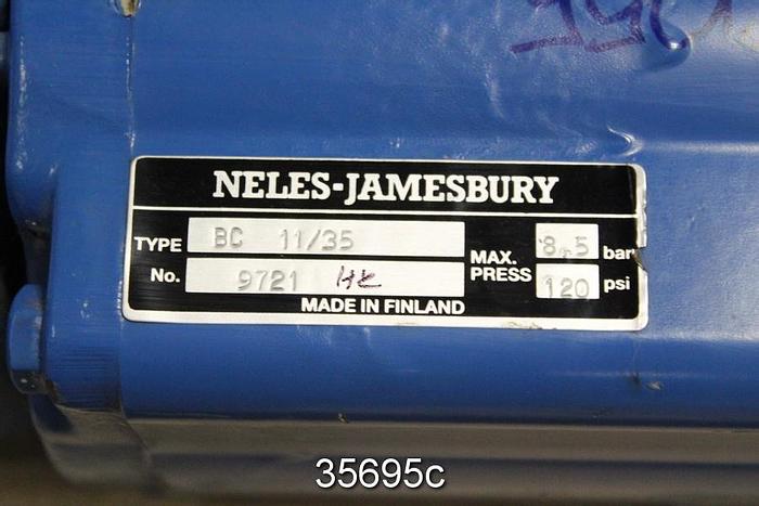 Used Neles Jamesbury BC 11/35 Valve Actuator, 8.5 Bar, 120 PSI #35695