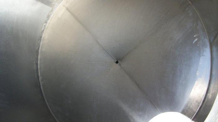 Used Tank, 600 Gallon, S/st, 60" x 49", CT/CB, Agit, Sngl Wall #S741261