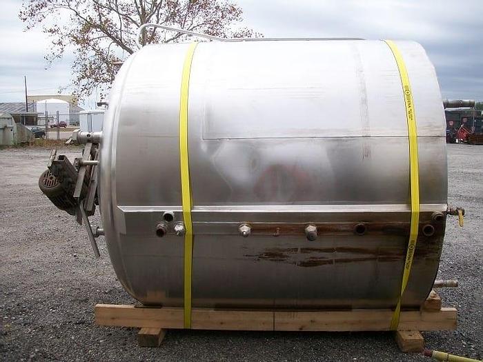 Used 1,500 GALLON CHERRY BURRELL JACKETED PROCESSOR – S/S (#9218)