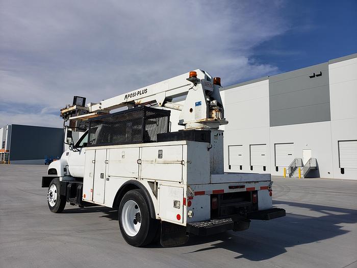 Used UNDER CDL! UNDER CDL! 1999 GMC 6500 Posi Plus 800 Cable Placer Bucket Boom Truck