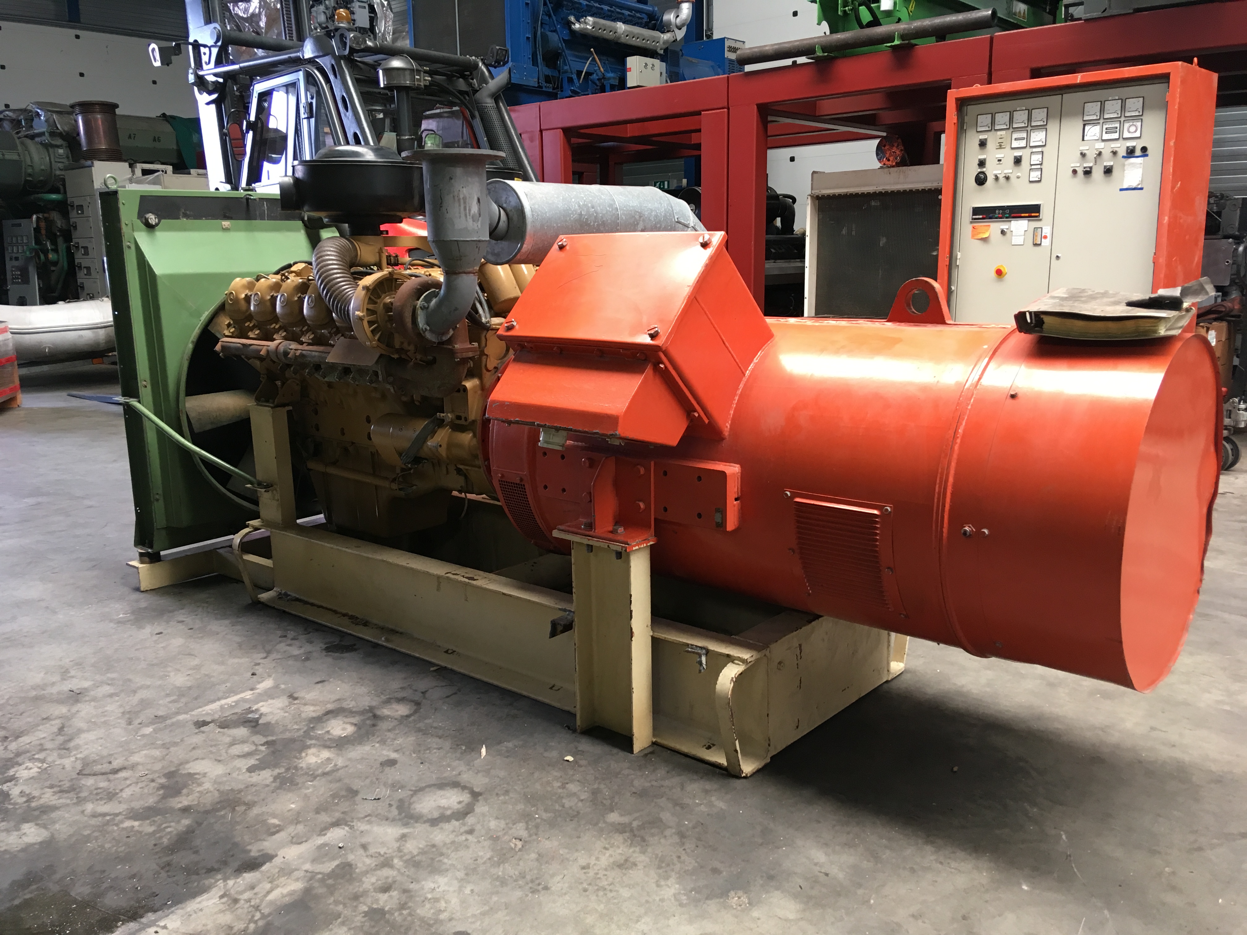 Used 1984 MERCEDES OM424A / SIEMENS GEN.SET 550 KVA