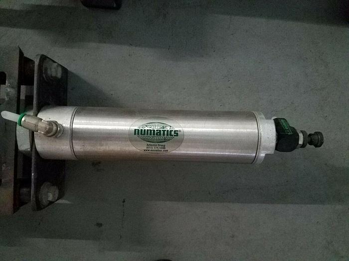 Used Pneumatic Slide Base Linear Movement 4" of Travel on air cylinder