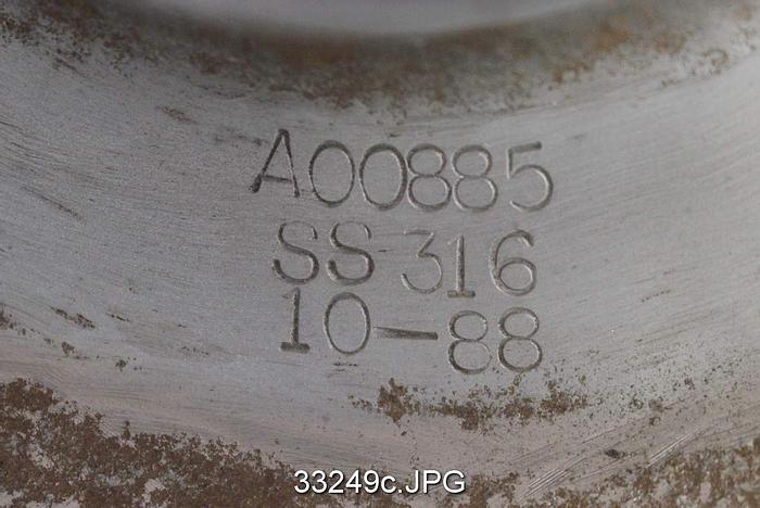 Used Goulds 3175 6 Vane, 14.5" Impeller #33249