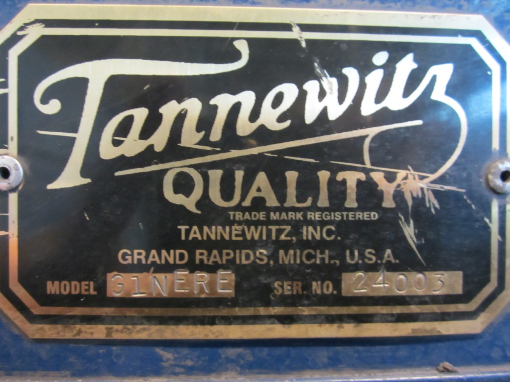 Used Tannewitz Vertical Band Saw