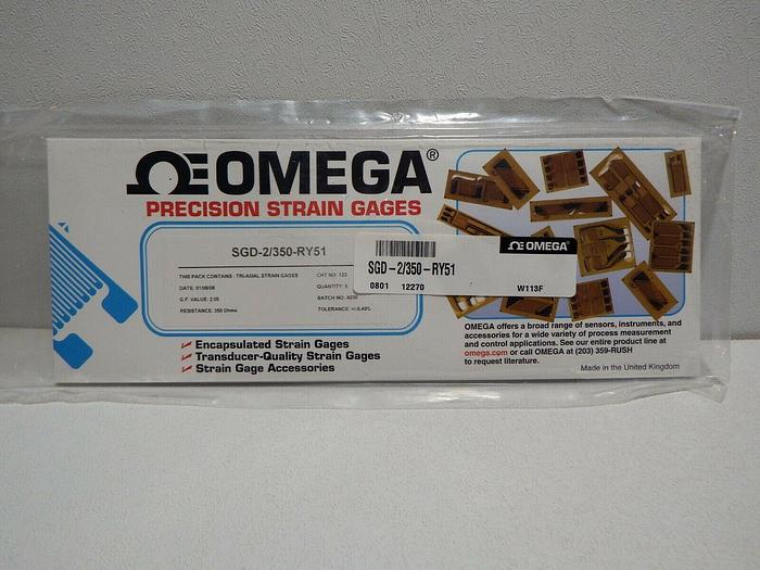New OMEGA PRECISION TRI AXIAL STRAIN GAUGES SGD2/350RY51 (H1) for...