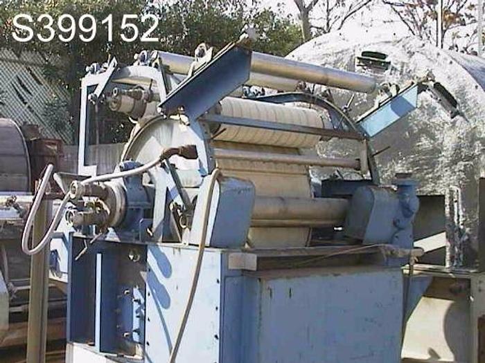 Used Filter, Rotary, Vac, 3' X 2', 316 S/st, Ametek, String, #S399152