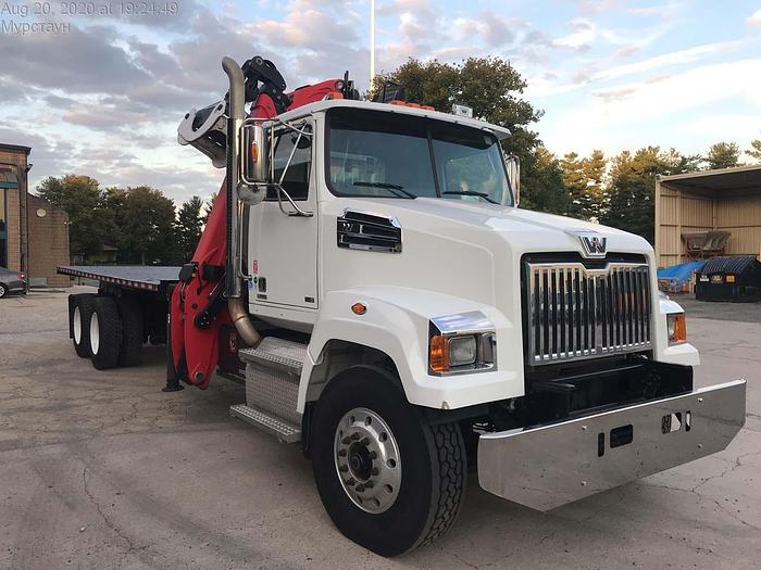 Used 2014 Western Star 4700 6x4 Flatbed Grapple Truck - MT2034