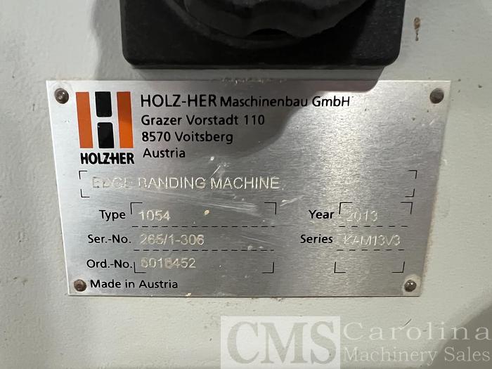 Used 2013 Holz-her Streamer 1054 Edgebander