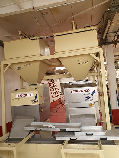 Gebraucht Mandelhalbiermaschine PEHA, Bj. 1983 600 mm Arbeitsbreite Leistung ca.350 kg/h