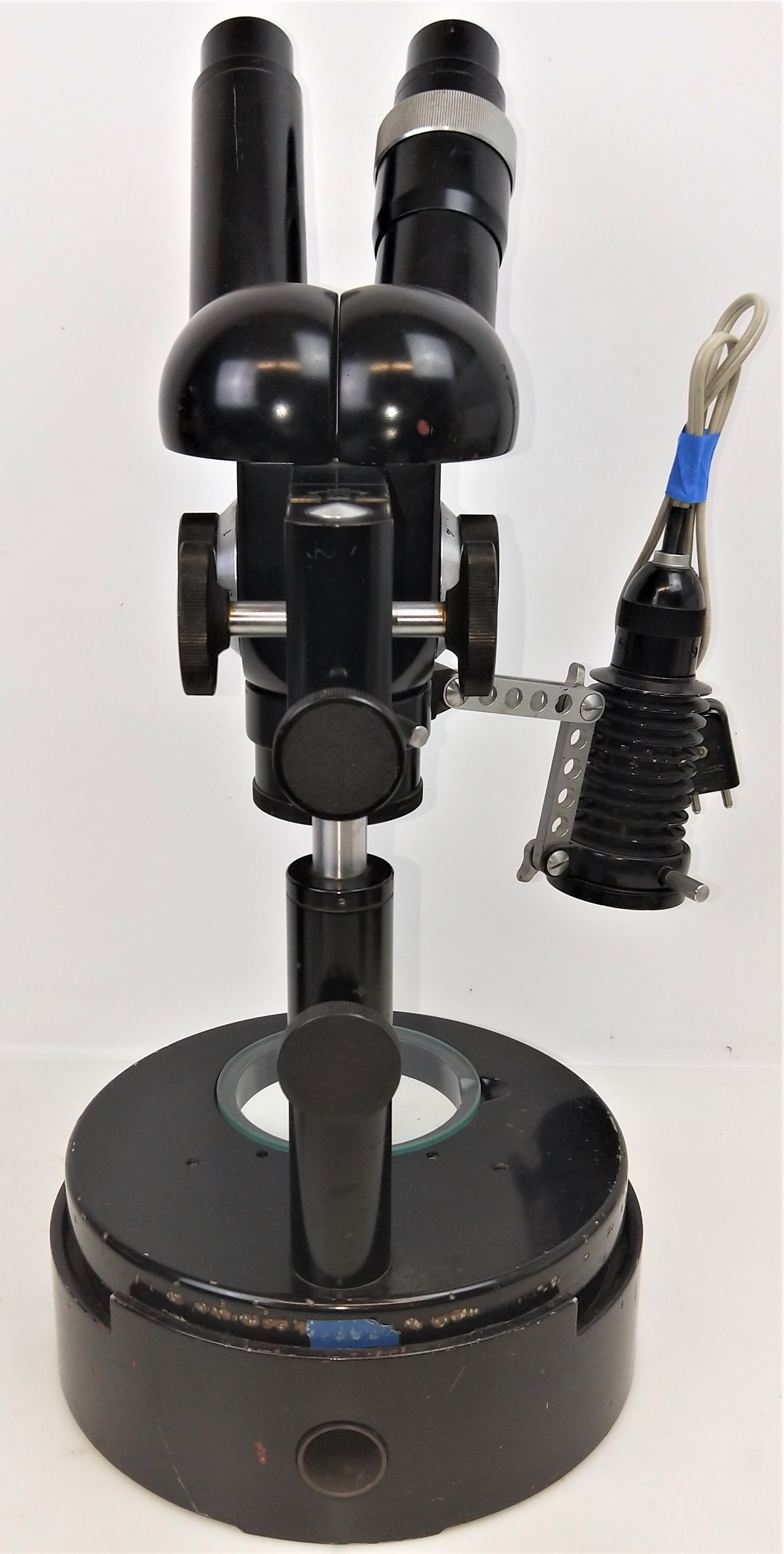 Used International Binocular Stereo Microscope with Variable Transformer and Lamp - 7.56X to 48X