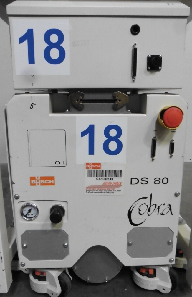 Used Busch Cobra DS 80 Vacuum Pump w/ WY 1250 Booster Pump