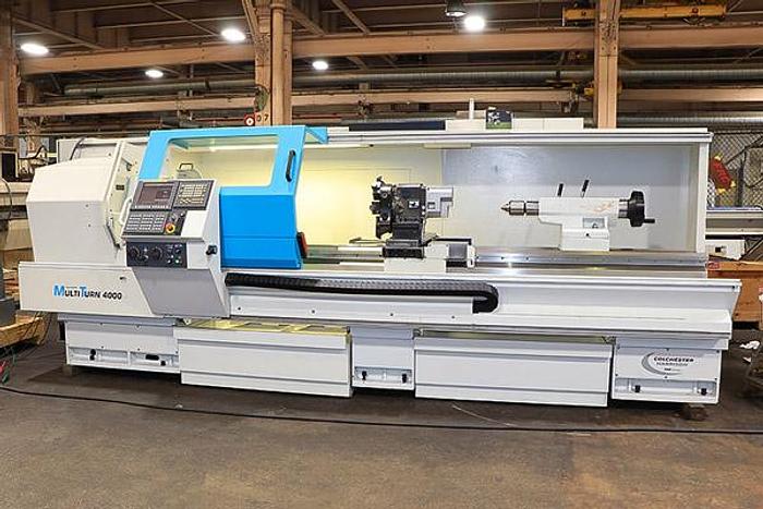 Used 3122, Clausing Colchester, Combi 4000, CNC Manual Gap Bed Lathe, 2007