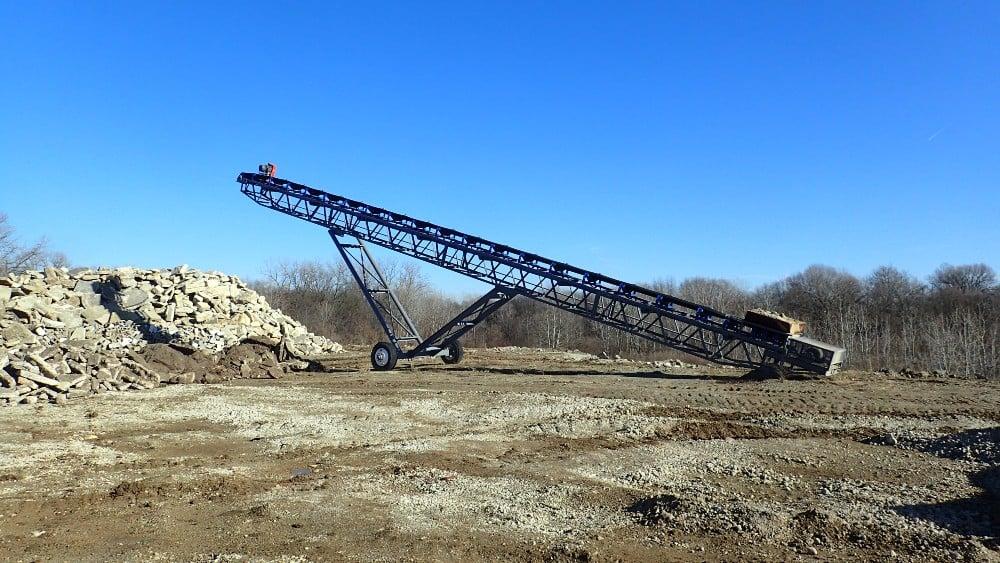 New pit portable radial stacking conveyors