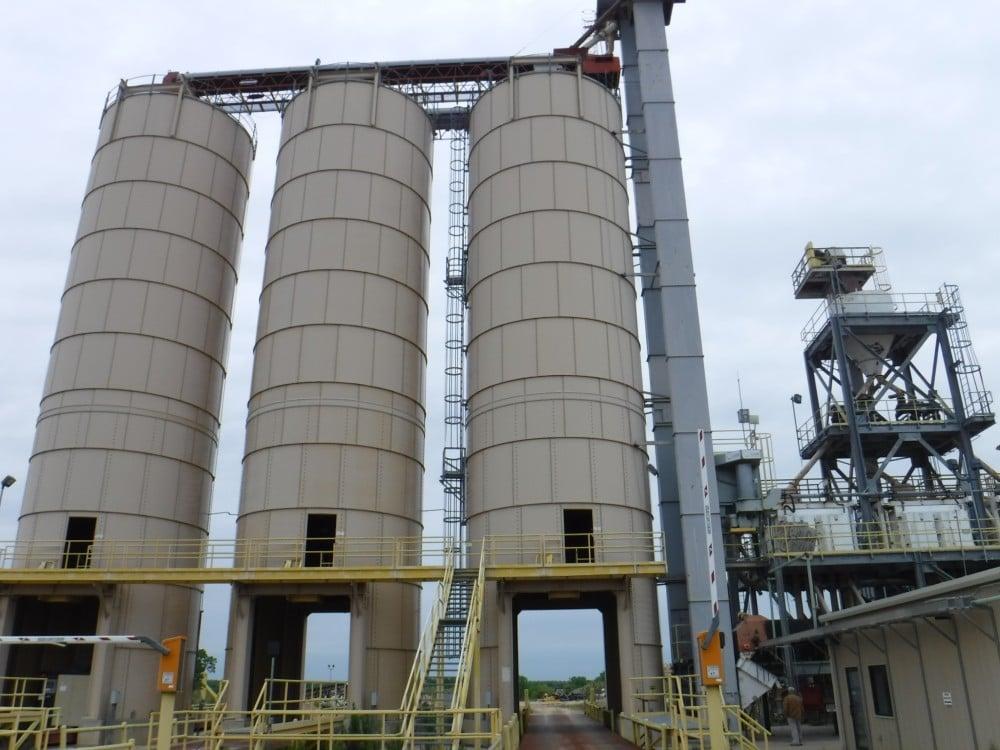 Used Columbian TecTank, silo, 26270 cu.ft., 24' 7-3/8" diameter x 89' H
